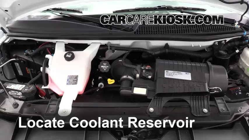 2017 Chevrolet Express 2500 4.8L V8 FlexFuel Extended Cargo Van Coolant (Antifreeze) Fix Leaks